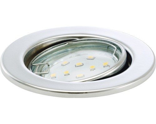 LED inbouwspots set IP23 3-delig 3x3W 3x250 lm 3000K chroom Ø 8,6/6,8 cm 230V
