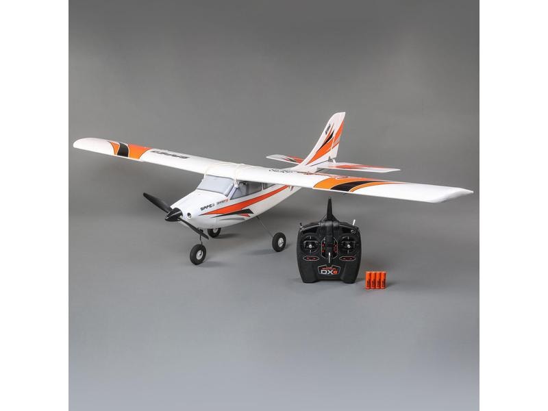 E-flite Trainer Apprentice STS 1500 mm ARTF Mode-2 Einsteiger-freundliches Modellflugzeug mit Spektrum DSMX Fernsteuerung