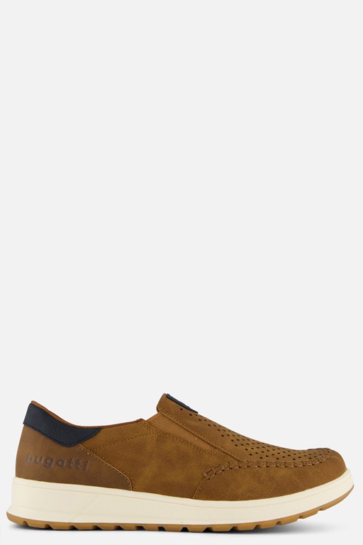 Bugatti Artic Instappers cognac Synthetisch