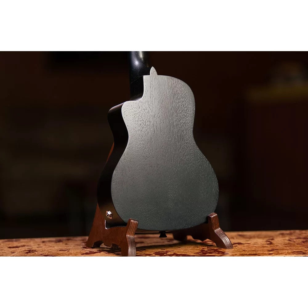 Ortega RUHZ-CE-SBK Horizon Series Concert Ukulele Black elektrisch-akoestische concert ukelele