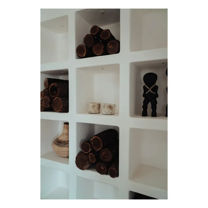 Mon Dada Bougie d'intérieur parfumée Down to earth M | Blanc/Écru