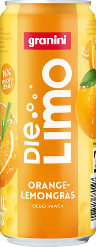 Die Limo von granini Orange-Lemongras Dose (EINWEG)