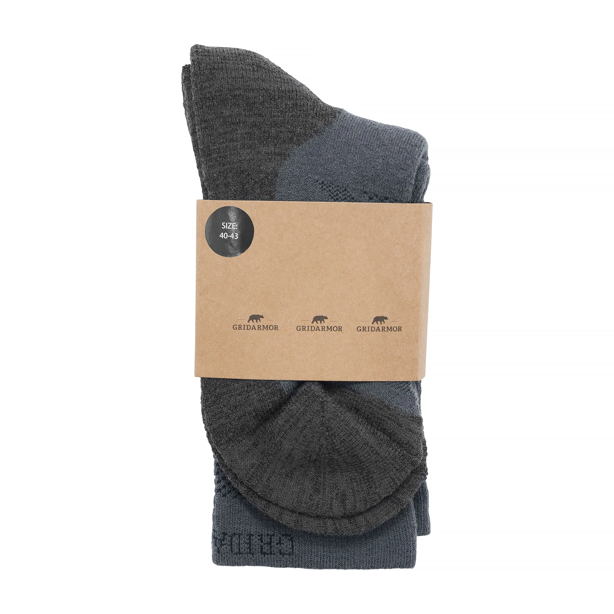 Gridarmor Merino Trekking Socks Dark Slate