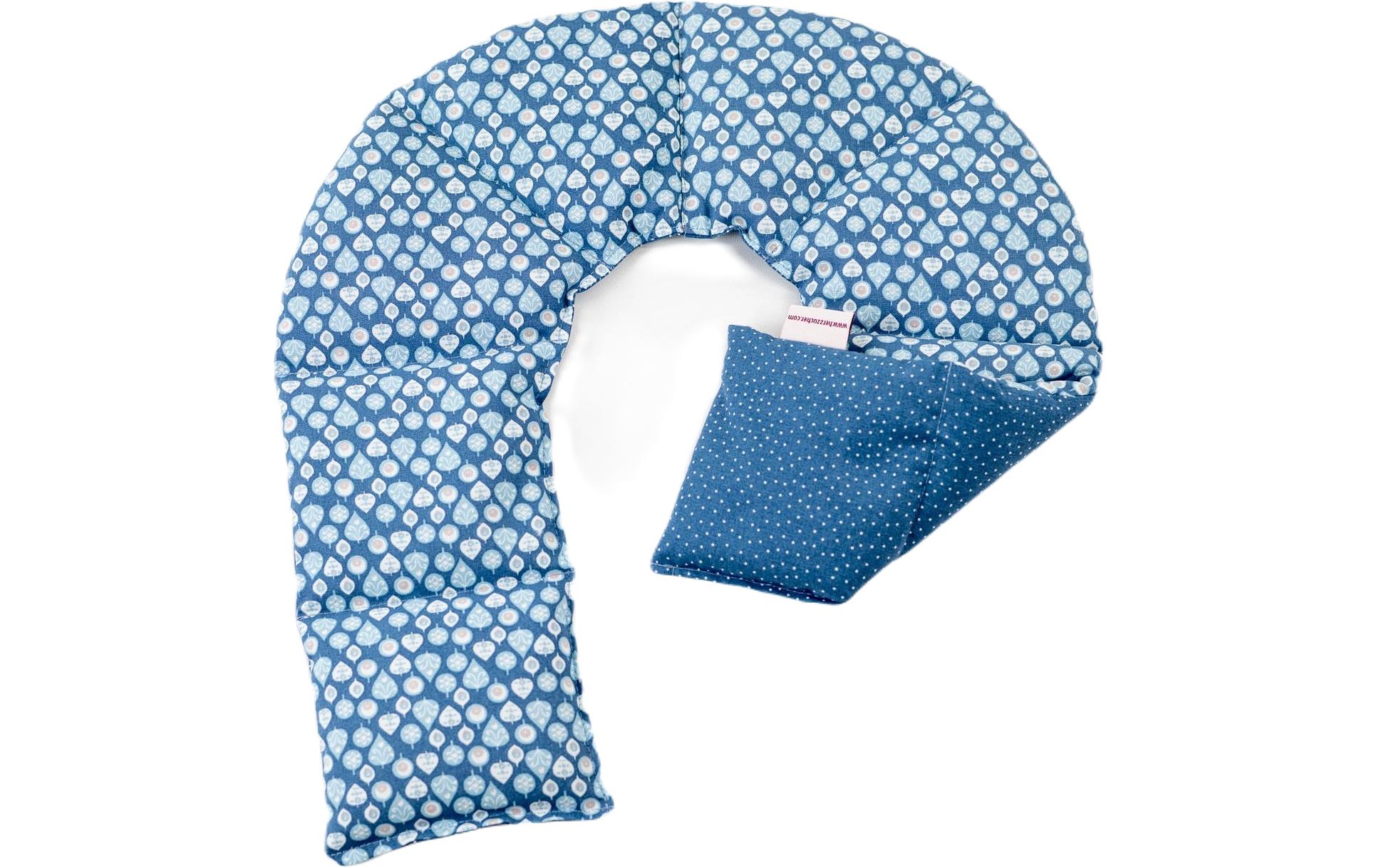 Raps-Wärmekissen Nacken Welle 65 x 18 cmWärmekissen mit Rapssamen