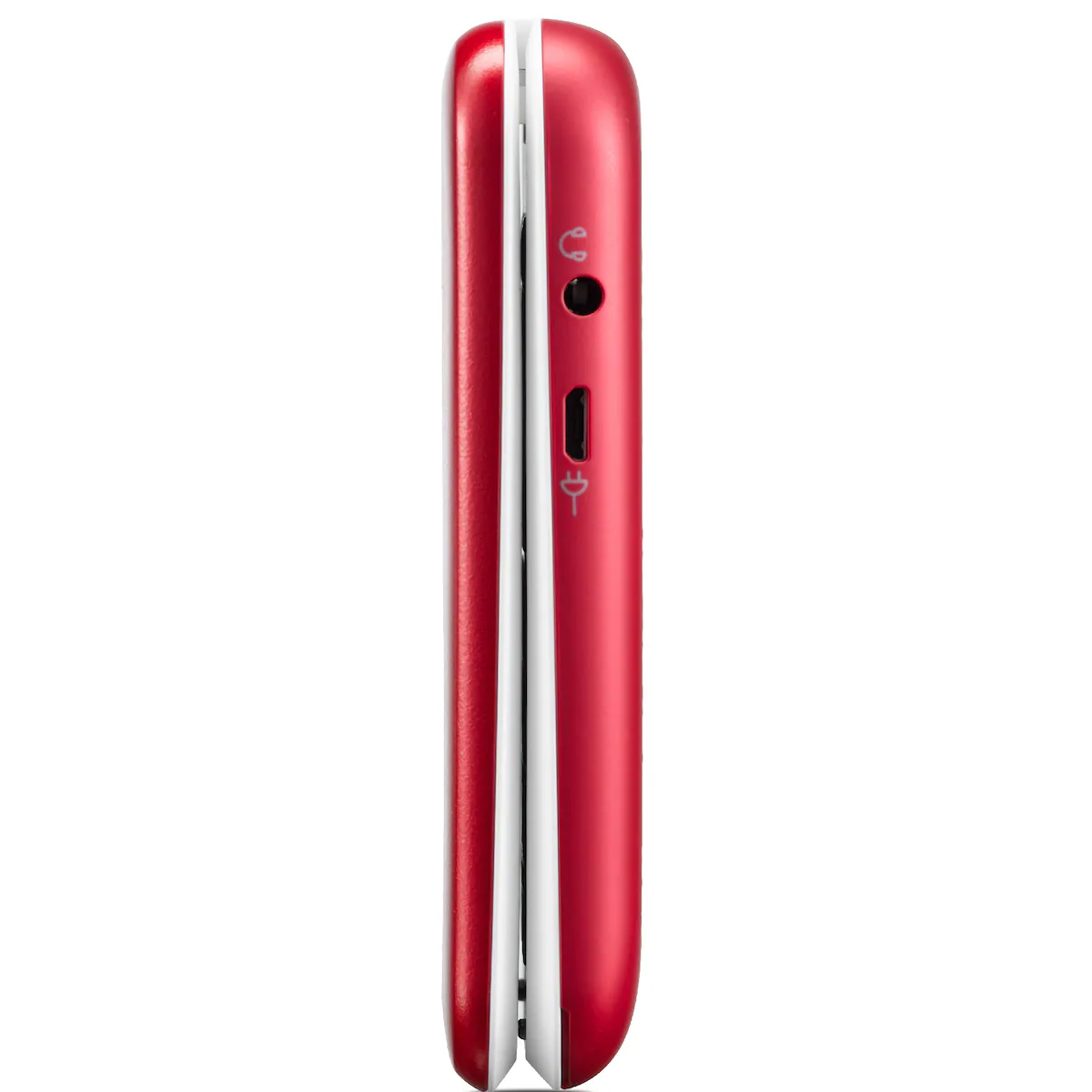 Doro 6821 mobiltelefon (rød/hvit)