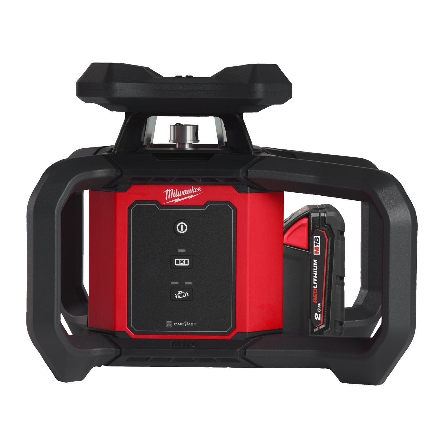 Milwaukee M18 RLOH600-201C ONE-KEY™ Accu rotatielaser Rood   Laserontvanger RD600 - 4933493191
