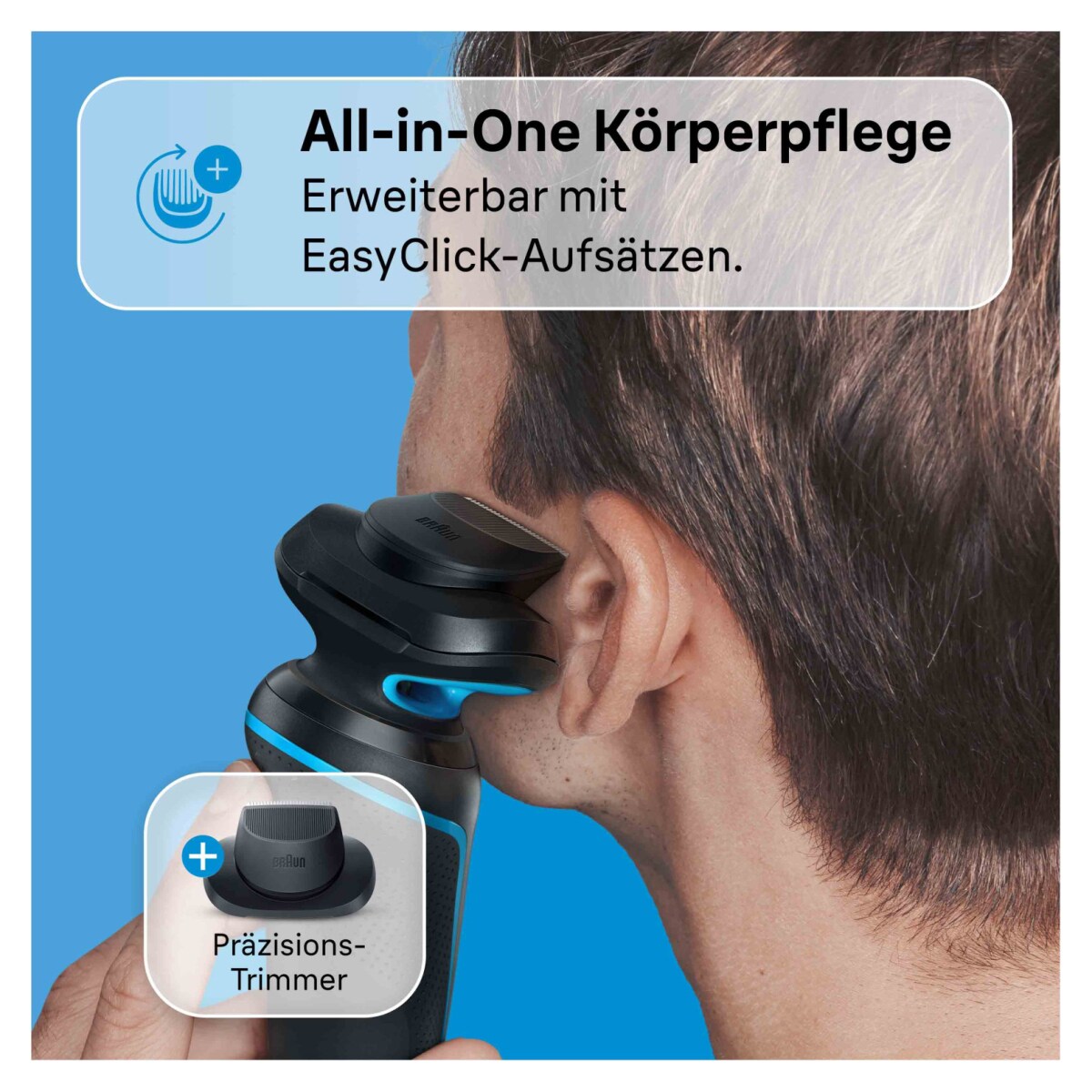 Braun Series 5 51-M1200s Elektrorasierer mit Präzisionstrimmer