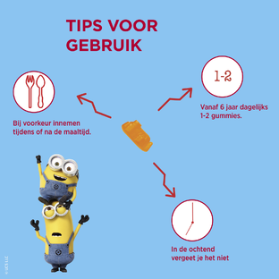 Dagravit Kids-Xtra Vitaminions Multivitaminen 6-12 jaar Voordeelverpakking 120ST