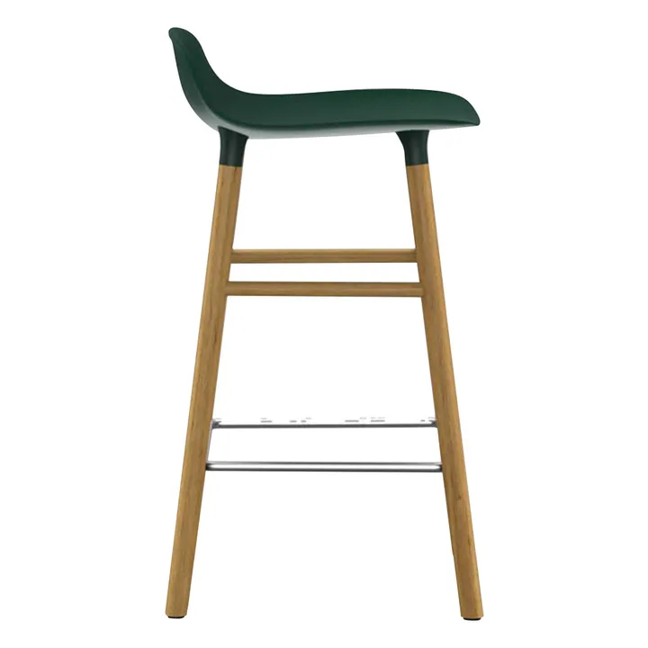 Normann Copenhagen Tabouret Form en chêne | Vert