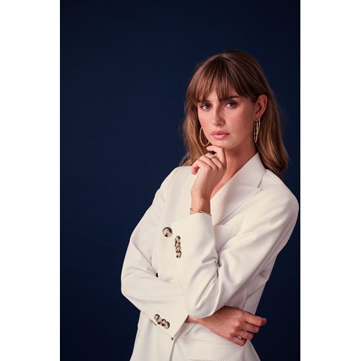 Sif Jakobs Jewellery Hoop Ellisse Medio Øreringe, Guld/Multi