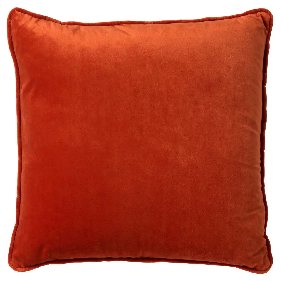 KUSSENSET - 4-delig Mixed Textures - 45x45 cm - inclusief binnenkussens - oranje