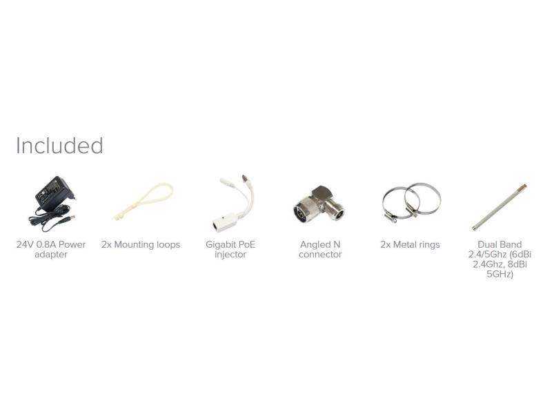 MikroTik Outdoor Access Point RBMETALG-52SHPACN, METAL 52 A Outdoor-Accesspoint mit hohem Output