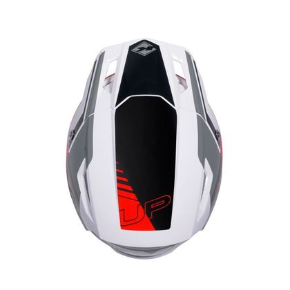 Casque trial Kenny TRIAL UP GRAPHIC 2025 - Blanc / Rouge