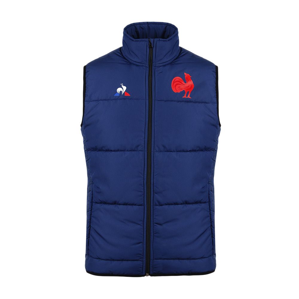 Le Coq Sportif FFR TRAINING - Doudoune Homme bleu fr intense