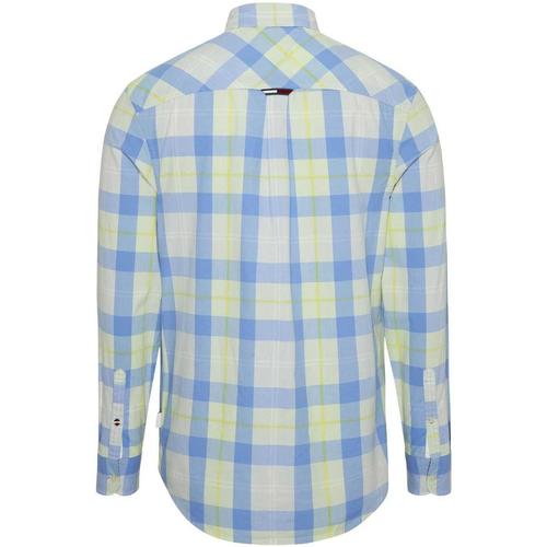 Tommy Jeans - TJM CLSC ESSENTIAL CHECK SHIRT Amarillo