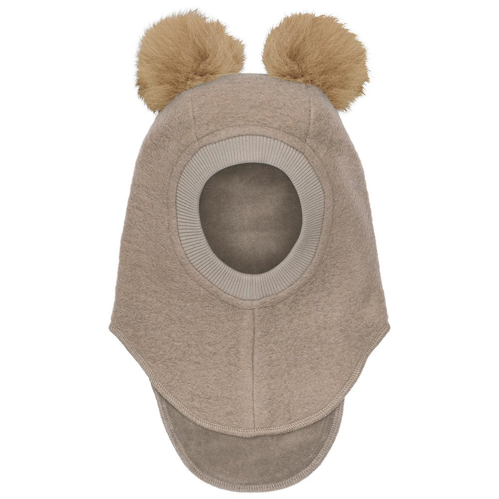 Køb Huttelihut Camel Melange Elefanthue Wool Alpaca Pompoms