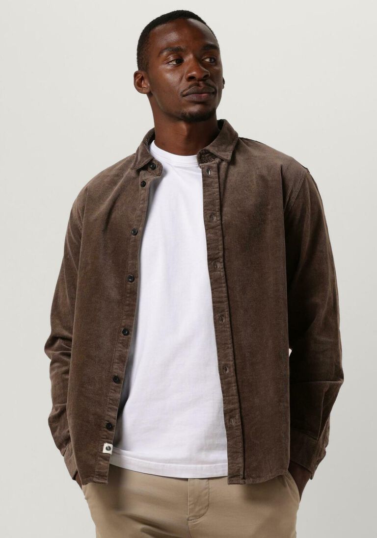 ANERKJENDT bruine anerkjendt overshirt akleif corduroy shirt
