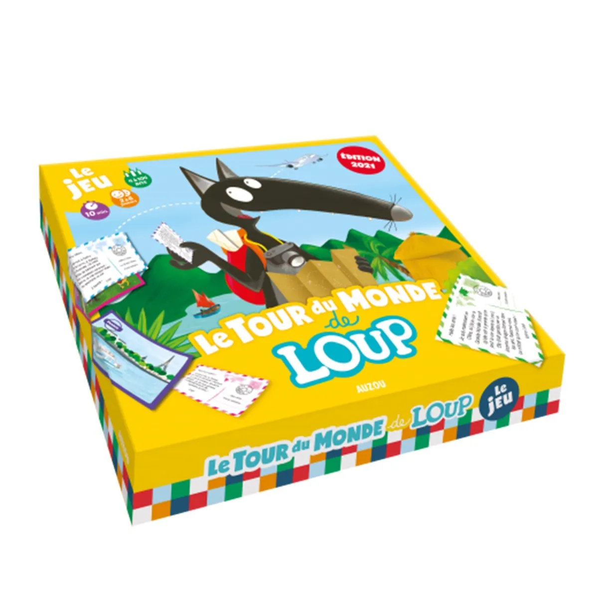 Auzou Le Tour Du Monde De Loup Jeu