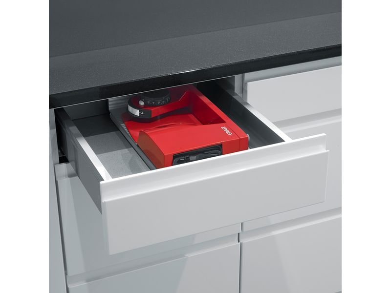 Graef Schneidemaschine MYtiny Rot Klappbarer Allesschneider