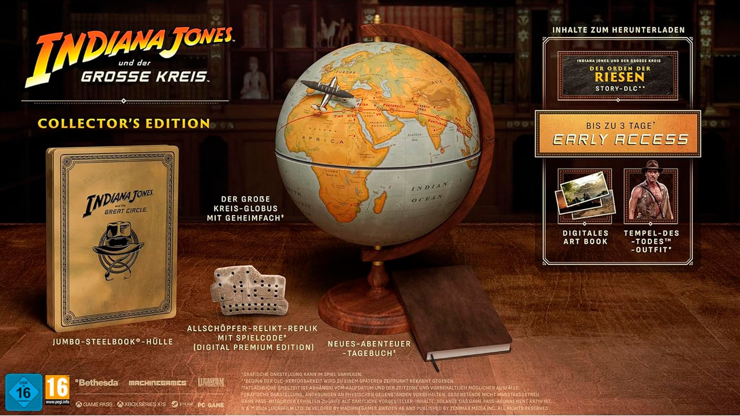 Bethesda Spielesoftware »Indiana Jones und der grosse Kreis Collector's Edition« PC