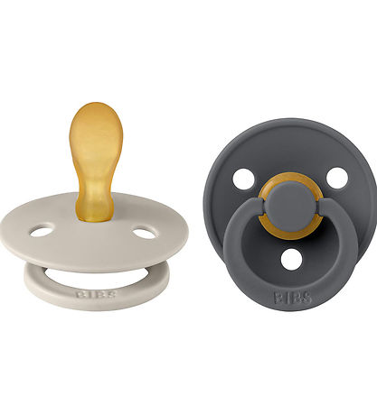 BIBS Colour Schnuller - 2er-Pack - Gr. 2 - Symmetrisch - Sand/Ir