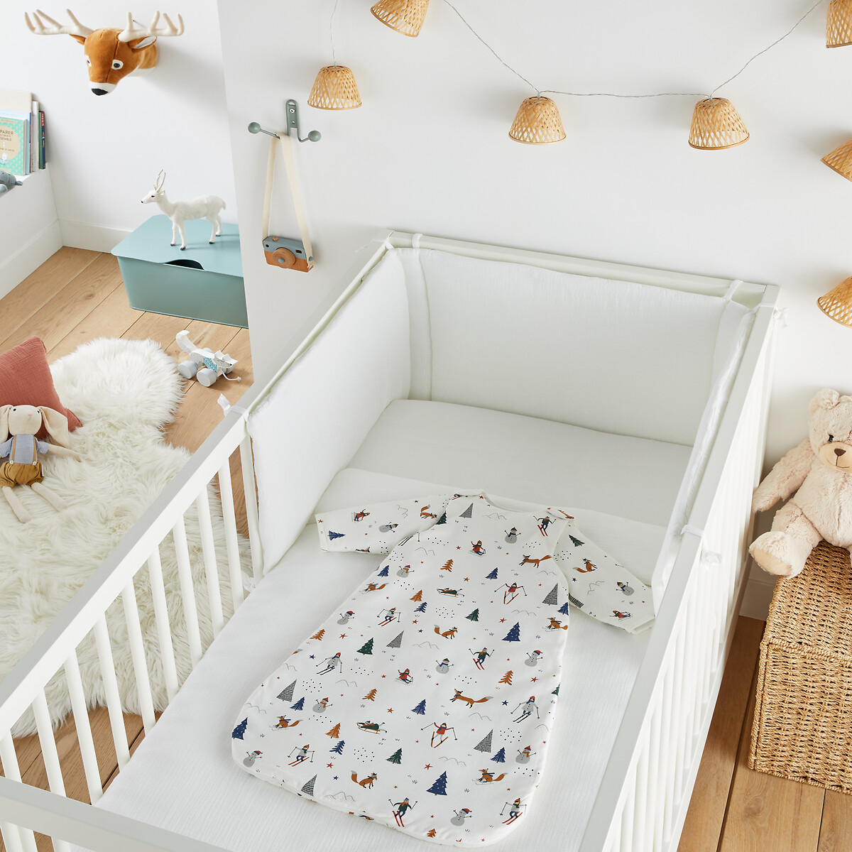 LA REDOUTE INTERIEURS<br>Saco de dormir de inverno em veludo de algodão Shuss