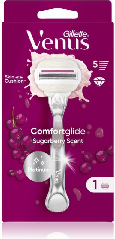 Gillette - Venus ComfortGlide Sugarberry - Scheerapparaat - Roze - 1 st