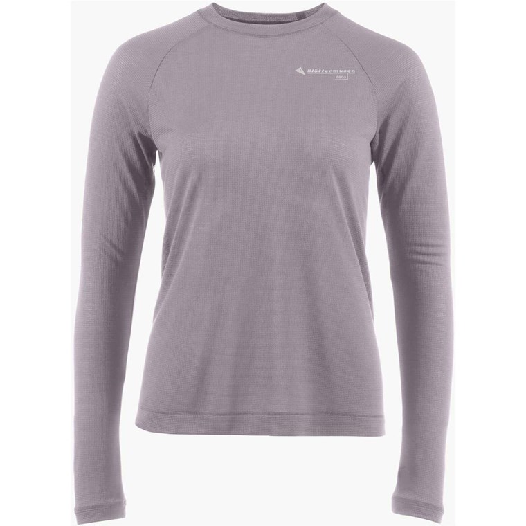 Klättermusen Groa LS Tee W's Purple Dove