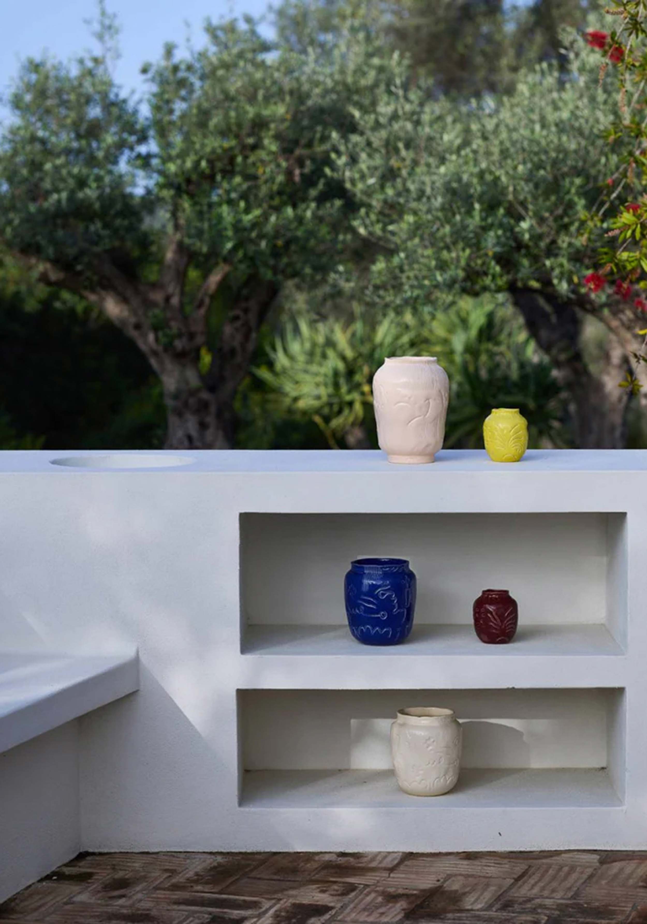 Onomao Kleine Vase I Edition Enguerrand Poncelin Zitrone