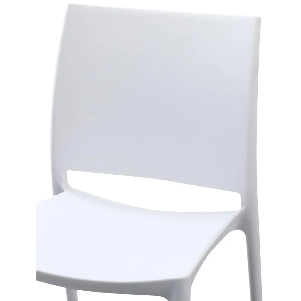 CLP Tuinstoel Meton Kunststof - wit