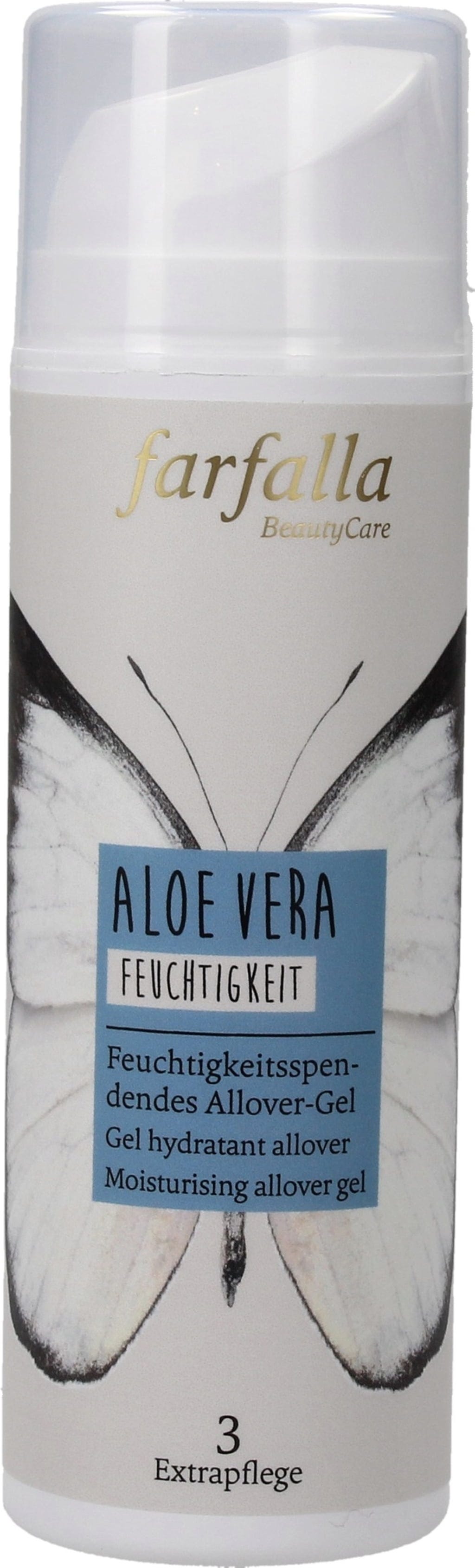 farfalla  Feuchtigkeitsspendendes Allover-Gel Aloe Vera, 150 ml