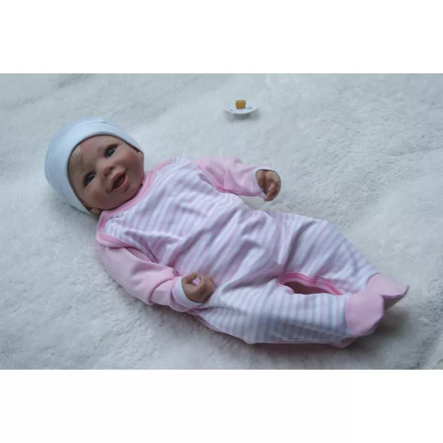 TupTam Baby Strampler Gemustert 2er Set beigerosa