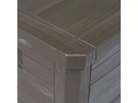Boîte de rangement de jardin 280 L Marron
