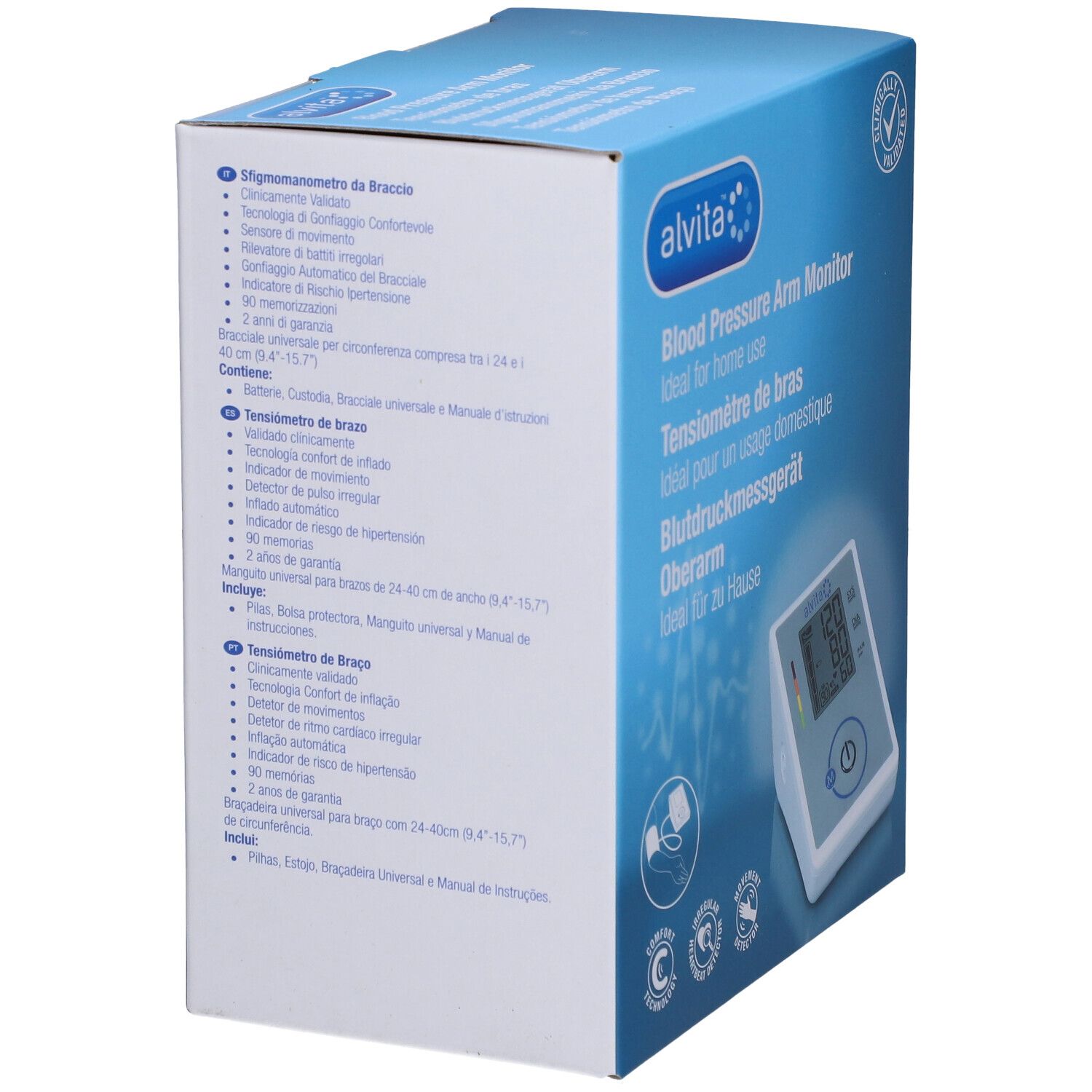 alvita® Oberarm-Blutdruckmessgerät