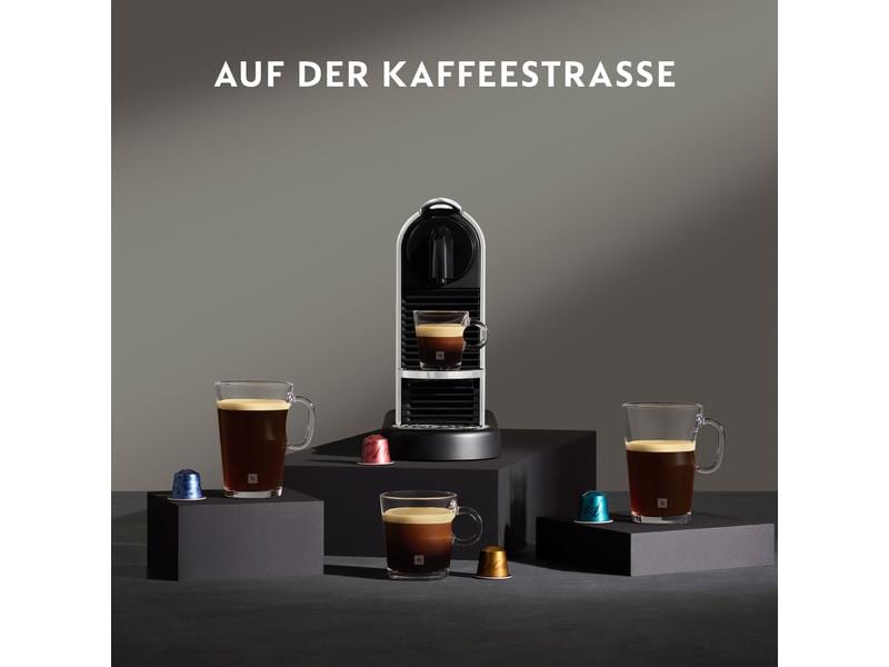 De'Longhi Kaffeemaschine Nespresso CitiZ Platinum EN220.M S Elegante Nespressomaschine der Original Line mit Heisswasser-Funktion