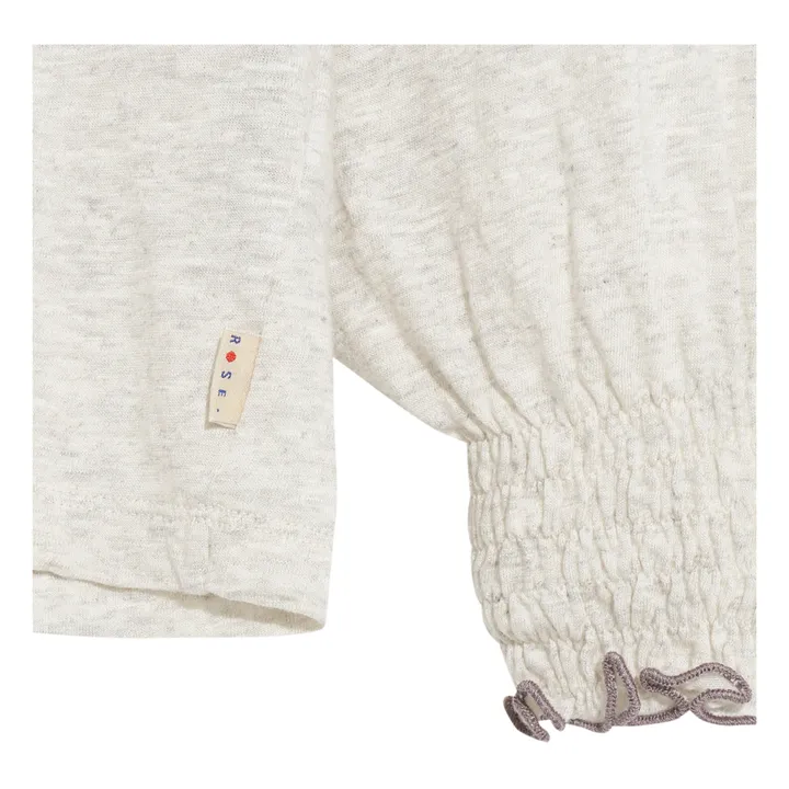 Bellerose T-shirt Manches Longues Uni Molly | Gris chiné