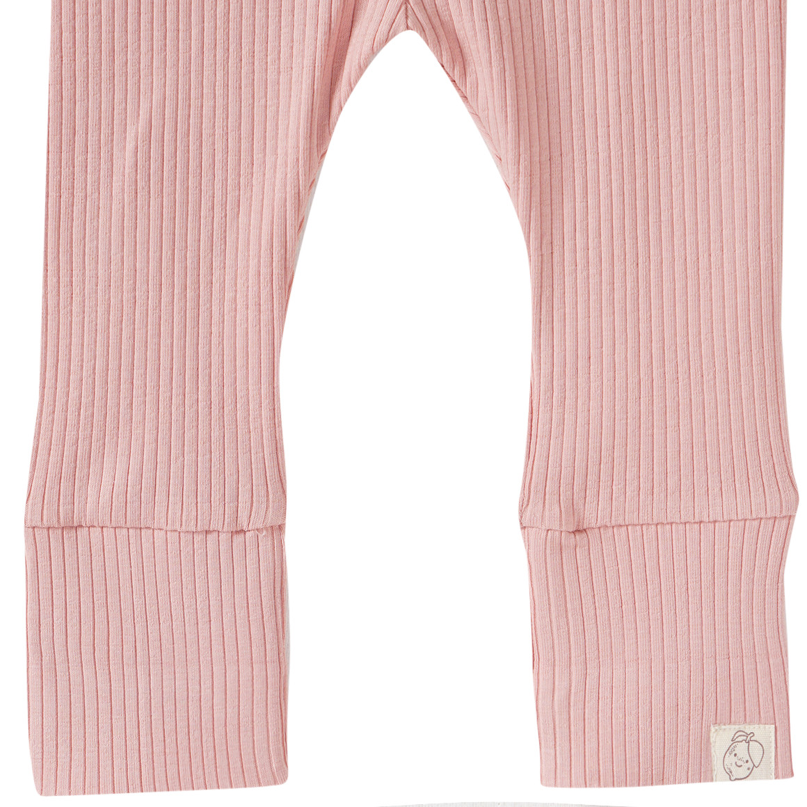 Topomini Pure Collection Baby Leggings mit Rippstruktur zartrosa