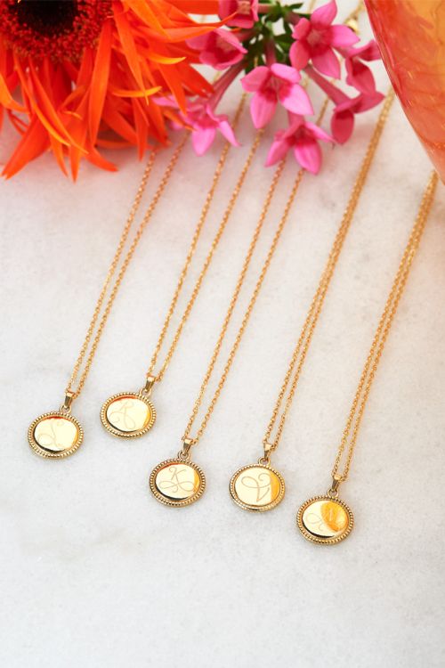 Ketting initial munt
