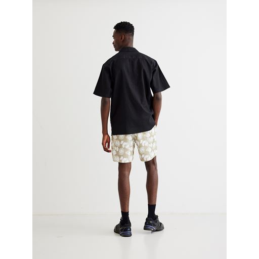 Woodbird Banks Linen Skjorte, Black, S