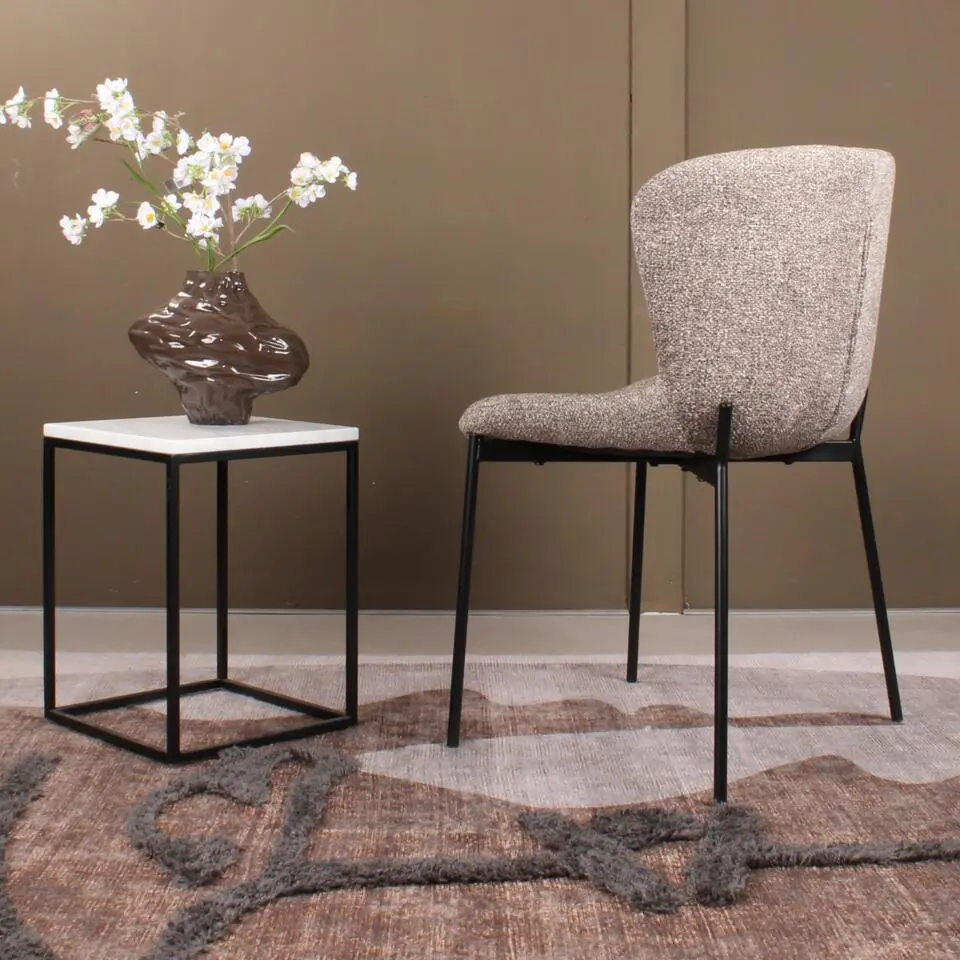 DS4U - Vera eetkamerstoel stof - taupe