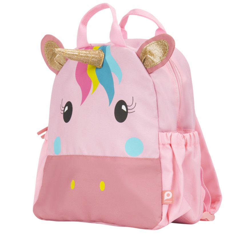 Sac à dos isotherme - Licorne rose - Ecru