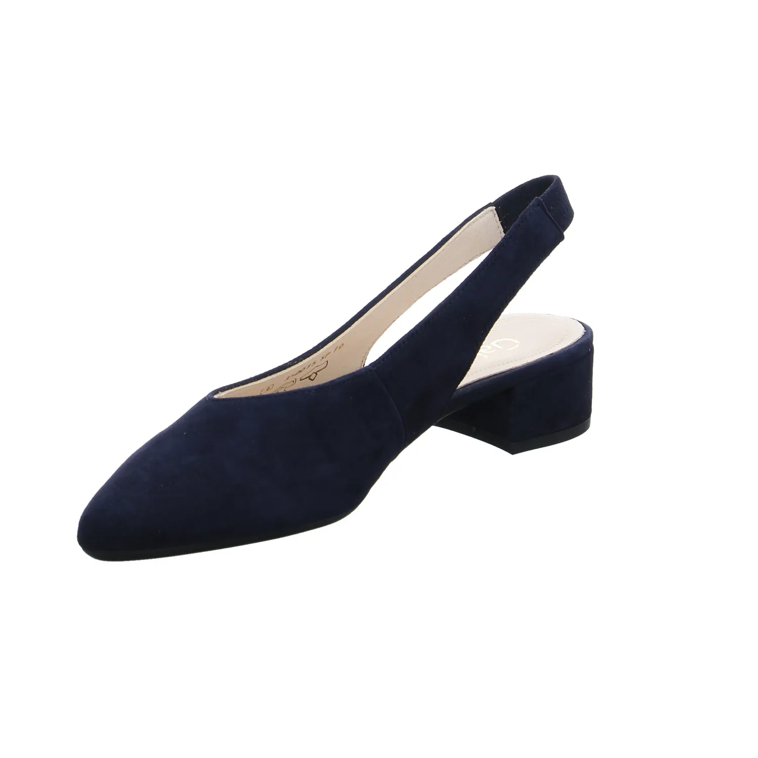 GABOR Slingpumps Navy Leder