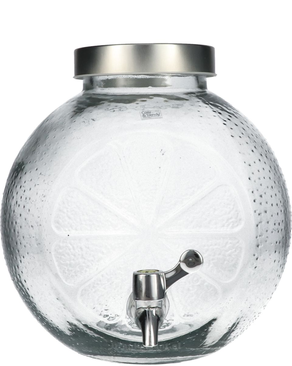 Cosy & Trendy Glazen Sapdispenser 4 Liter 400 cl