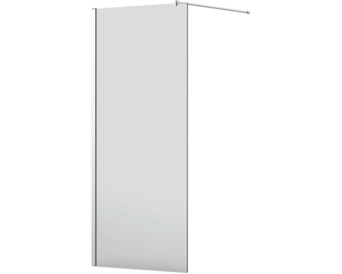 Jungborn Walk In SETTE 80 cm, profielkleur zilver, helder glas met vuilafstotende glascoating