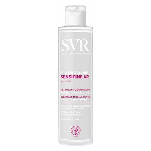 SVR SENSIFINE AR EAU MICELLAIRE Anti-Rougeurs Nettoyante Démaquillante 200ML