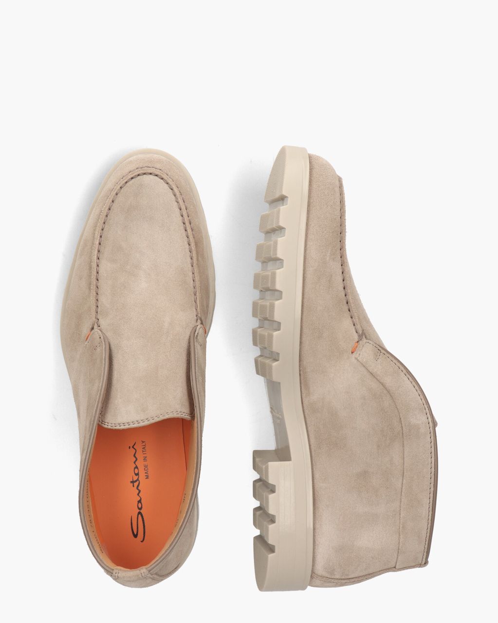 Santoni 17823 Taupe Herenloafers