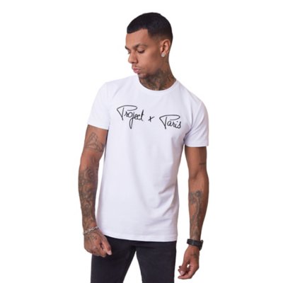 Tee-shirt à manches courtes homme Basic Broderie PROJECT X PARIS