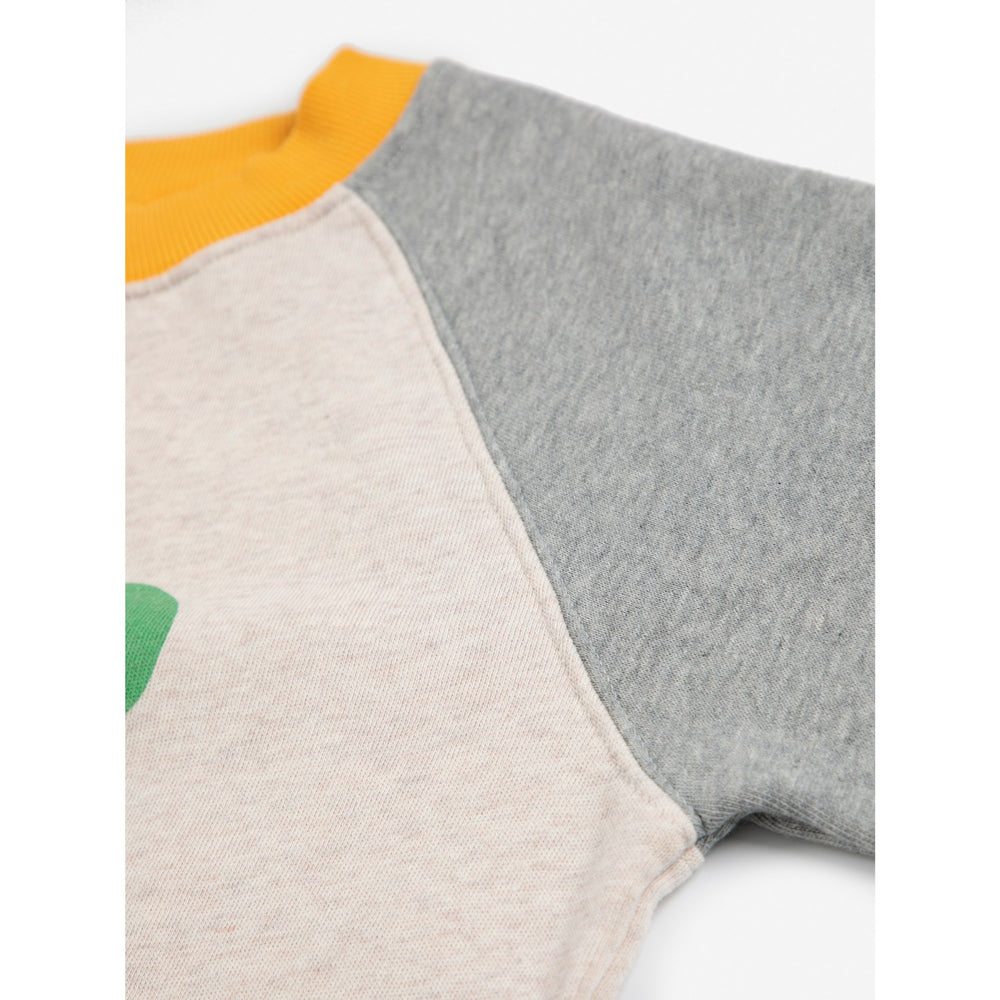 Køb Bobo Choses Heather Grey Lucky Clover Ranglan Sweatshirt