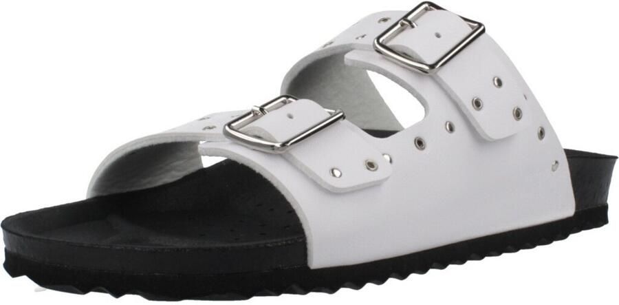 GEOX ADRIEL MEISJES Sandalen WIT ZILVER