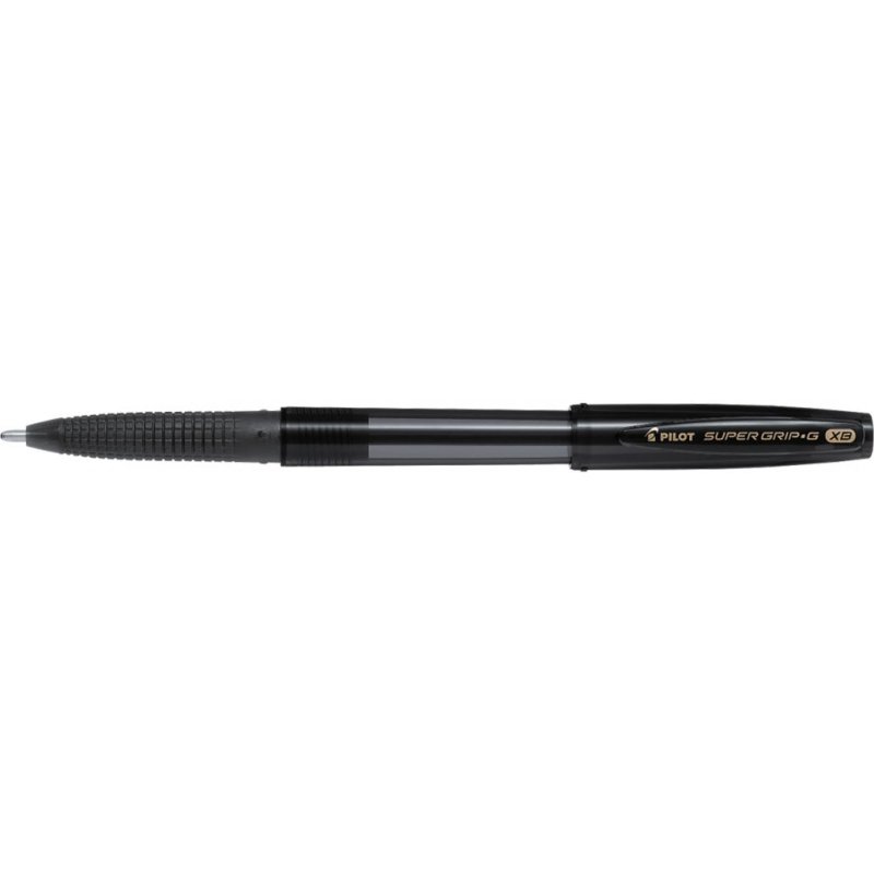 Stylo-bille pilot super grip g cap pointe extra large coloris noir